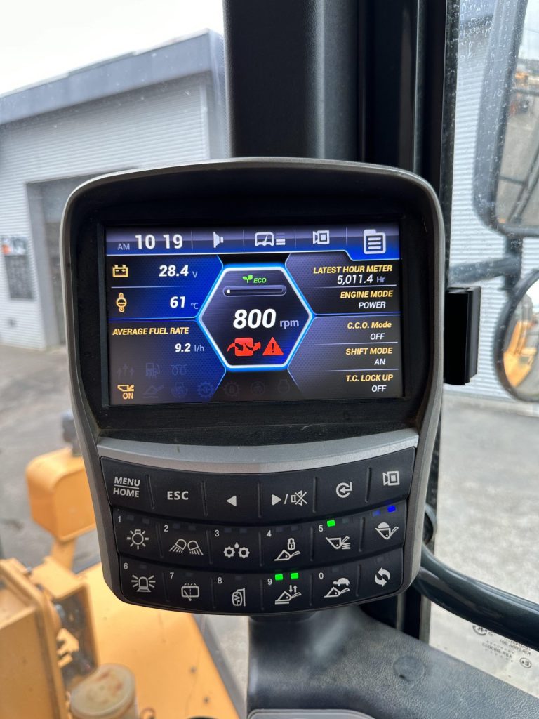 Hyundai HL960XT hjullæsser kontrolpanel